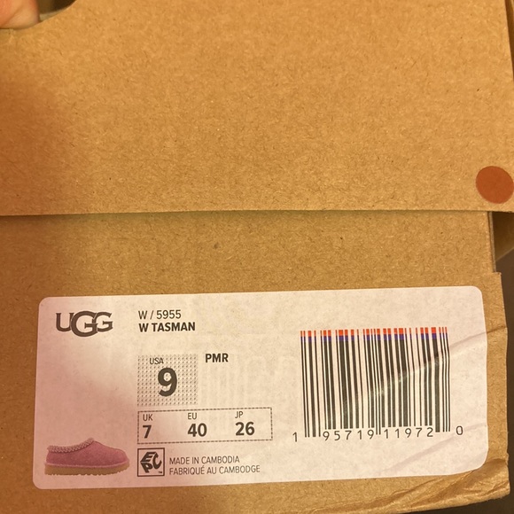 UGG TASMAN SLIPPERS LIGHT PINK/ LILAC 5955 PMR - Picture 9 of 9